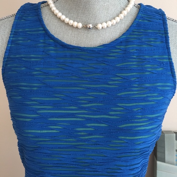 Flirty Two Tone Sheath Dress 🌴 - Picture 2 of 6